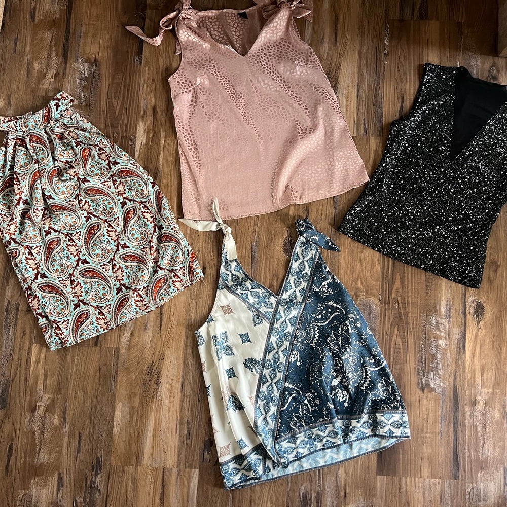 Elegant Pink Sleeveless Top